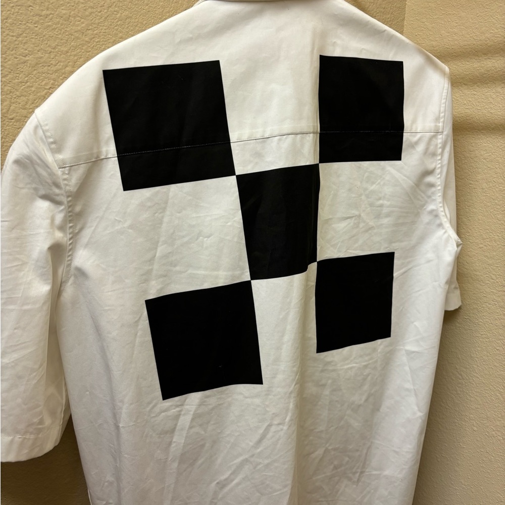 Casual off-white button up for men size medium